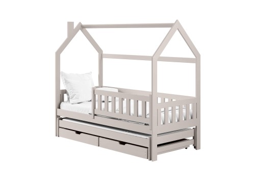MONKEY 80x190 cashmere children's house bed Lano Furniture