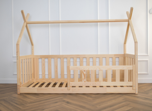 BOGUŚ 80x190 borovicová dětská postel Montessori teepee Lano Nábytek