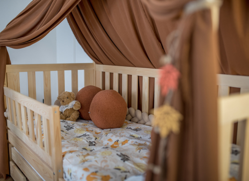 TYTUS 90x180 borovicová dětská výsuvná postel teepee Lano Nábytek