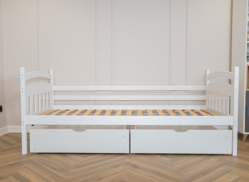 TERRY 80x190 bílá jednolůžková dětská postel Lano Nábytek