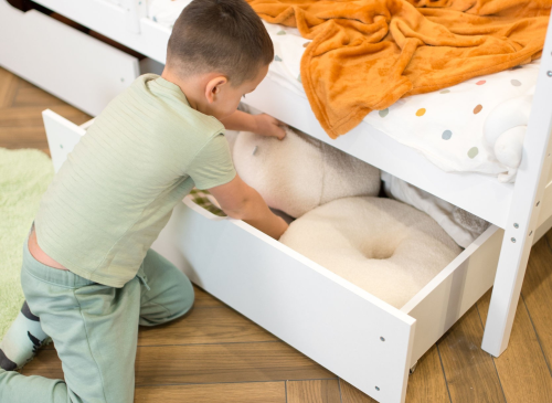 TERRY 90x180 white single children’s bed Lano Furniture