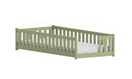 ZOYA 90x180 olivová jednolůžková dětská postel Lano Nábytek