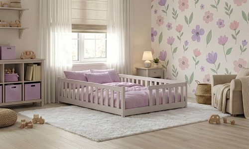LEVI 140x200 cashmere single children's bed Lano Furniture