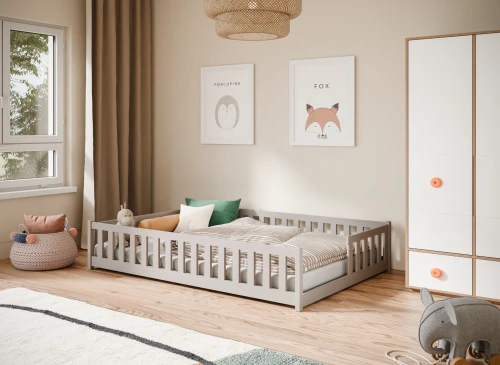LEVI 140x200 cashmere single children's bed Lano Furniture