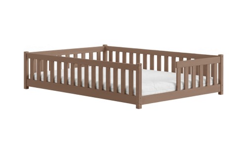 LEVI 140x200 mléčná čokoláda jednolůžková dětská postel Lano Nábytek