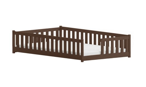 IVY 120x200 tmavá čokoláda jednolůžková dětská postel Lano Nábytek