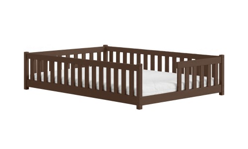 LEVI 140x200 tmavá čokoláda jednolůžková dětská postel Lano Nábytek