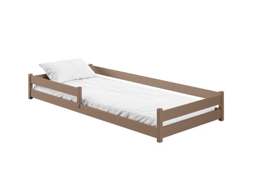 ALIS 80x160 mléčná čokoláda dětská postel Montessori Lano Nábytek
