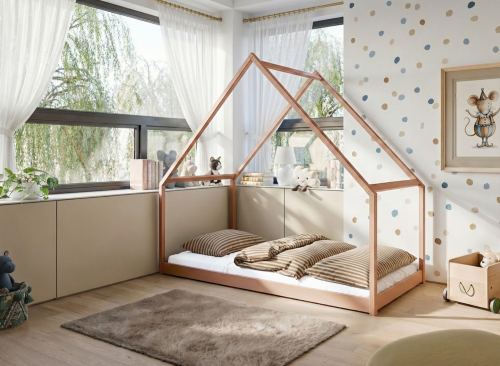 MORIS 80x180 cinnamon single children's bed Lano Furniture