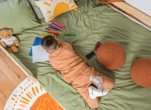 FINI 140x200 borovicová dětská postel Montessori Lano Nábytek