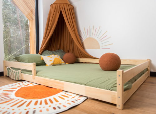 FINI 140x200 borovicová dětská postel Montessori Lano Nábytek