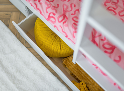 MONIKA 80x160 bílá patrová postel Lano Nábytek