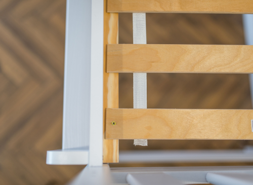 MIA 90x180 bílá vyvýšená jednolůžková dětská postel Lano Nábytek