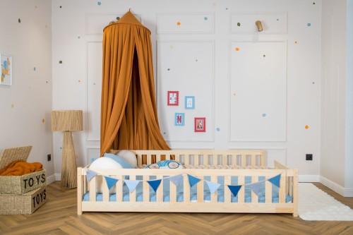 LEVI 140x200 borovicová jednolůžková dětská postel Lano Nábytek