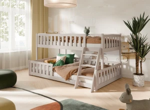 NICE 90x200/120x200 kašmír patrová postel se širší ložnou plochou Lano Nábytek