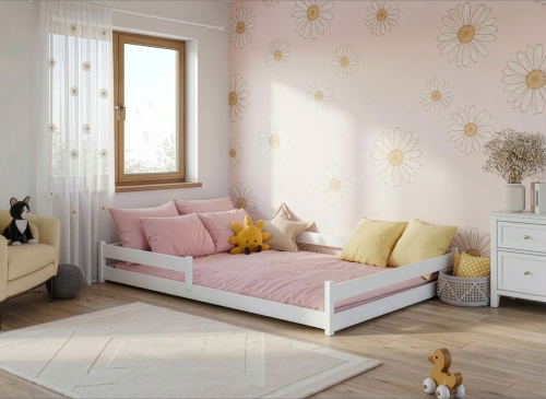 FINI 140x200 bílá dětská postel Montessori Lano Nábytek