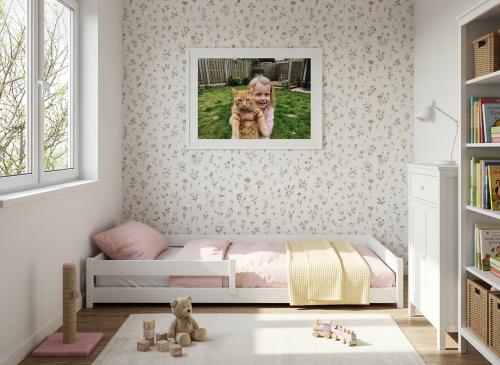 ALIS 90x200 bílá dětská postel Montessori Lano Nábytek