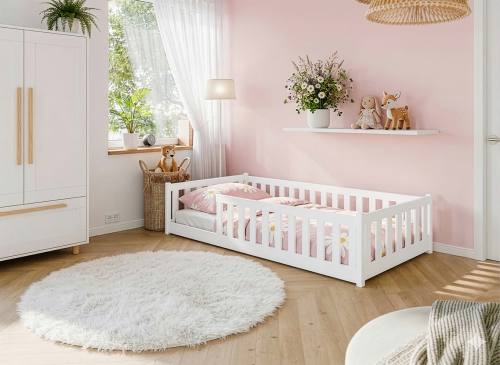BELLA 80x160 bílá dětská postel Montessori Lano Nábytek