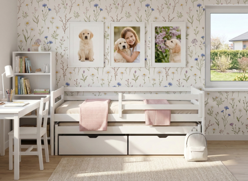 SENSO 90x190 bílá dětská postel Lano Nábytek