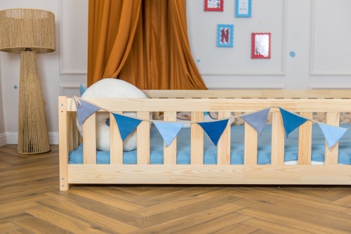 LEVI 140x200 nenatřené dřevo jednolůžková dětská postel Lano Nábytek