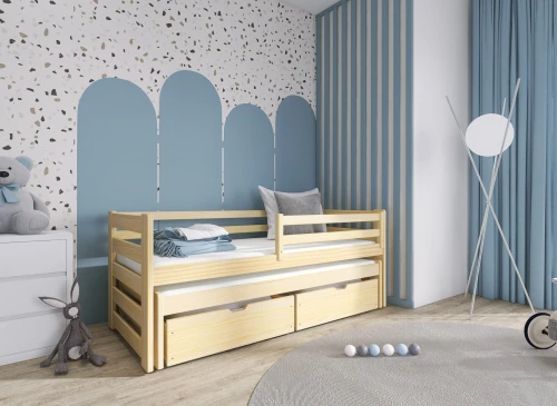 SENSO 80x160 nenatřené dřevo dětská postel Lano Nábytek
