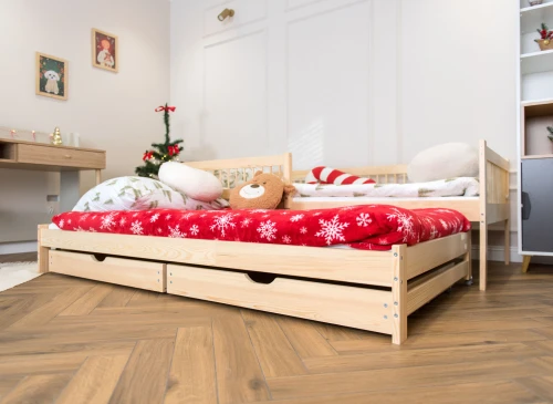 SOFTI 90x200 nenatřené dřevo dětská postel Lano Nábytek