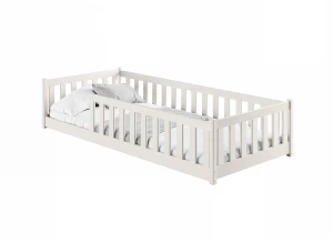 BELLA 90x200 bavlna Montessori postel na podlaze pro děti Lano Nábytek