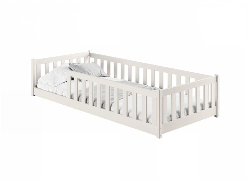 BELLA 90x200 bavlna Montessori postel na podlaze pro děti Lano Nábytek