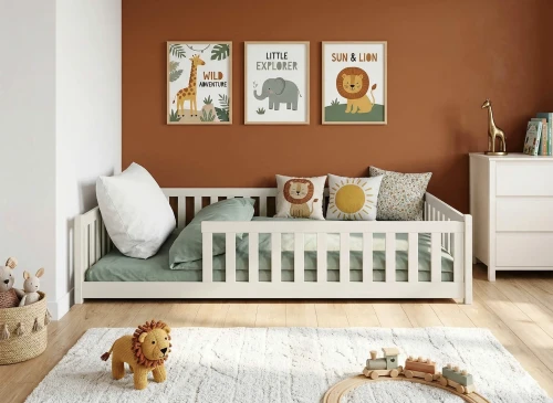 MATI 140x200 bavlna jednolůžková dětská postel Lano Nábytek