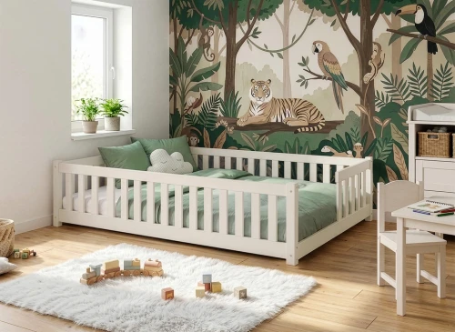 IVY 120x200 Cotton Children's Single Bed - Lano Furniture