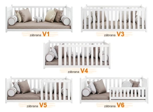 CONCEPT 80x160 borovice dětská postel Montessori Lano Nábytek