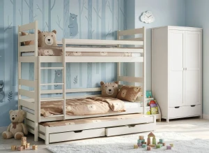 TOMI 80x200 bavlna patrová postel Lano Nábytek
