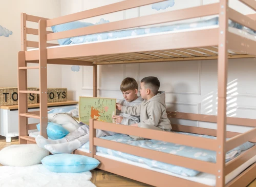 MINI 80x200 skořicová patrová postel Lano Nábytek