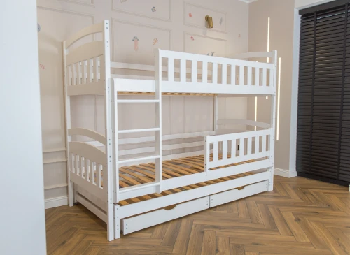 BLANKA 80x160 bílá patrová postel Lano Nábytek