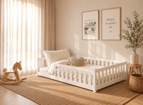 OTIS 120x200 bílá dětská postel Montessori Lano Nábytek