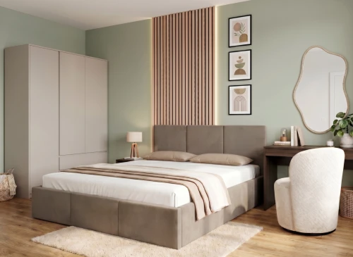 HAVEN 160x200 kávová čalouněná postel velur Manila 05 Lano Meble