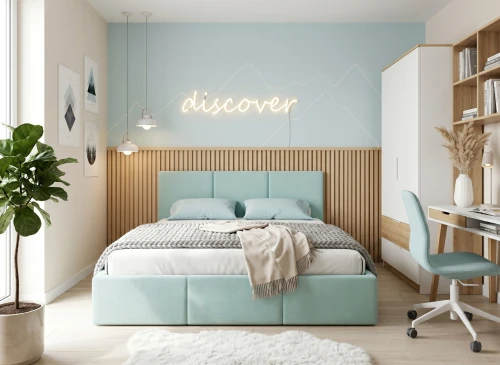 HAVEN 120x200 blankytná čalouněná postel pro mládež velur Manila 10 Lano Meble