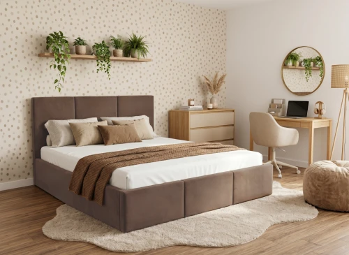 HAVEN 180x200 hnědá čalouněná postel velur Manila 22 Lano Meble