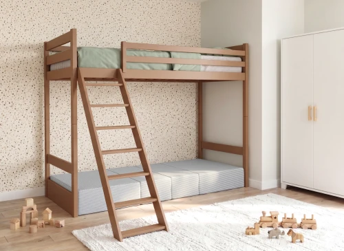 SOFENA 90X200 skořicová lůžko na patrové posteli s modulární pohovkou světle šedá zoom 15 sage Lano Nábytek