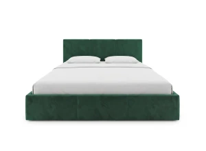 HAVEN 120x200 zelená čalouněná postel z veluru Manila 36 Lano Nábytek