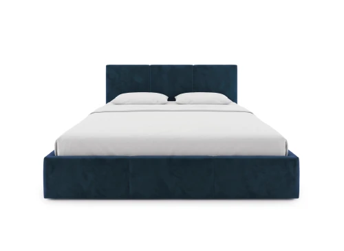 HAVEN 180x200 modrá čalouněná postel z veluru Manila 26 Lano Nábytek