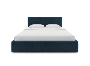 HAVEN 120x200 modrá čalouněná postel z veluru Manila 26 Lano Nábytek