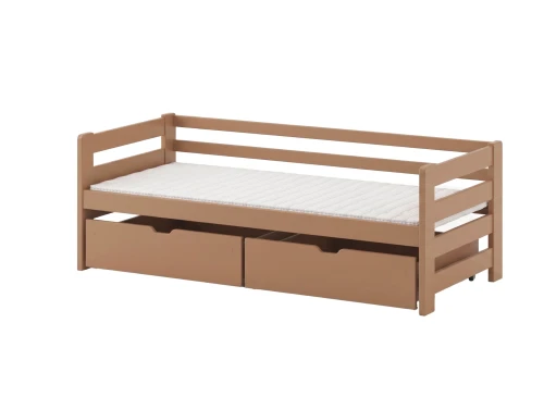 ERGO 90x190 skořicová dětská jednolůžková postel Lano Nábytek