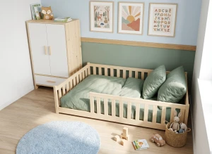 OTIS 120x200 borovice dětská postel Montessori Lano Nábytek