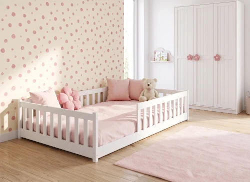 OTIS 120x200 bílá dětská postel Montessori Lano Nábytek