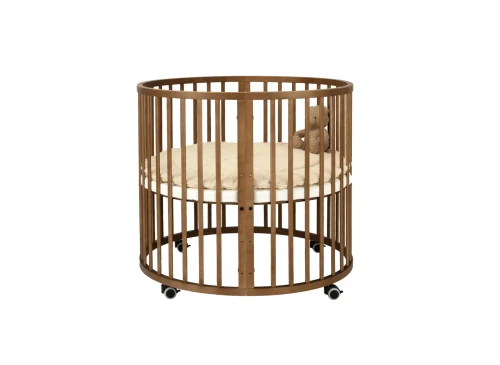 HANIA fi 90 walnut baby cot playpen Lano Furniture