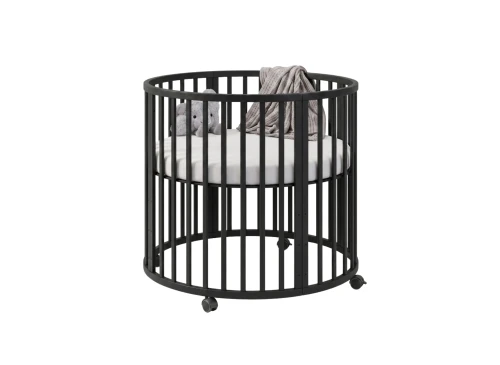 HANIA fi 90 black baby cot playpen Lano Furniture