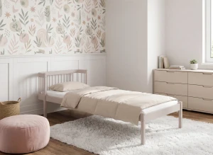 LOVE 90x200 kašmír jednolůžková postel pro děti Lano Nábytek