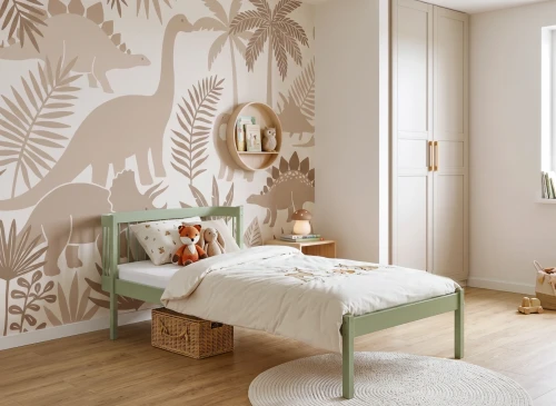 LOVE 90x200 olivová jednolůžková postel pro děti Lano Nábytek