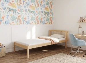 LOVE 90x190 borovicová jednolůžková postel pro děti Lano Nábytek